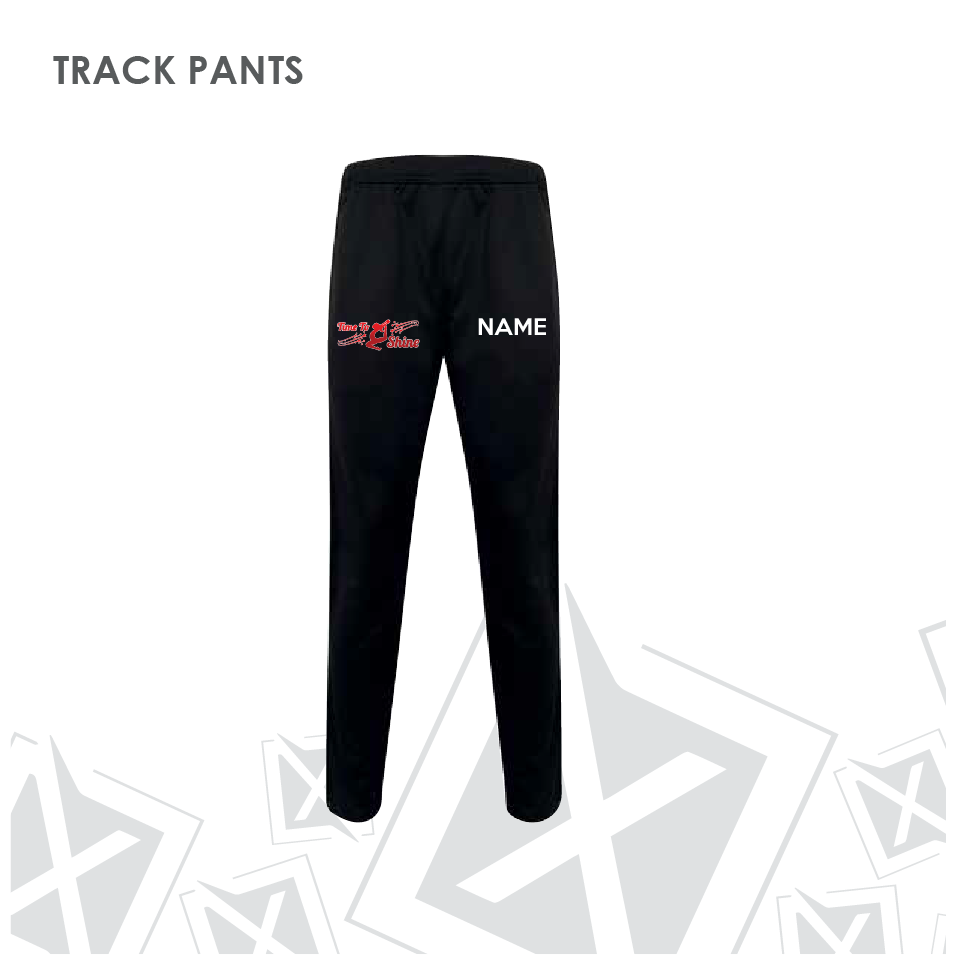 Time To Shine Track Pants Adults 